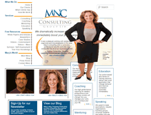 Tablet Screenshot of mncconsultinggroup.com